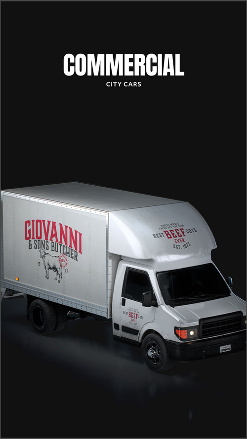 Box Truck 3D Model