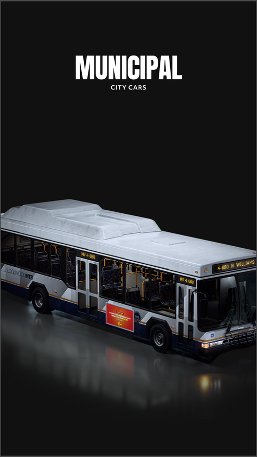 City Bus 3D Model