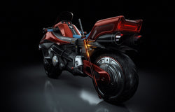 CyberPunk Motorcycle 3D Model