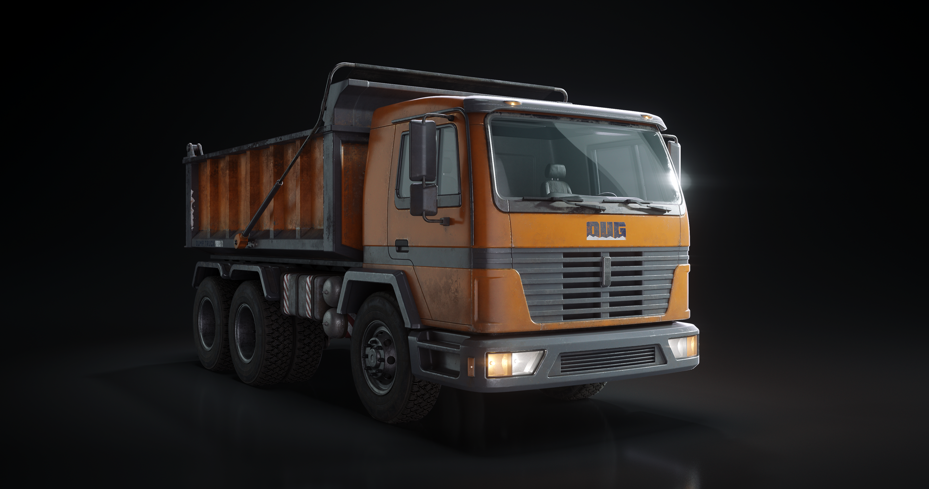 Dump Truck 3D Model