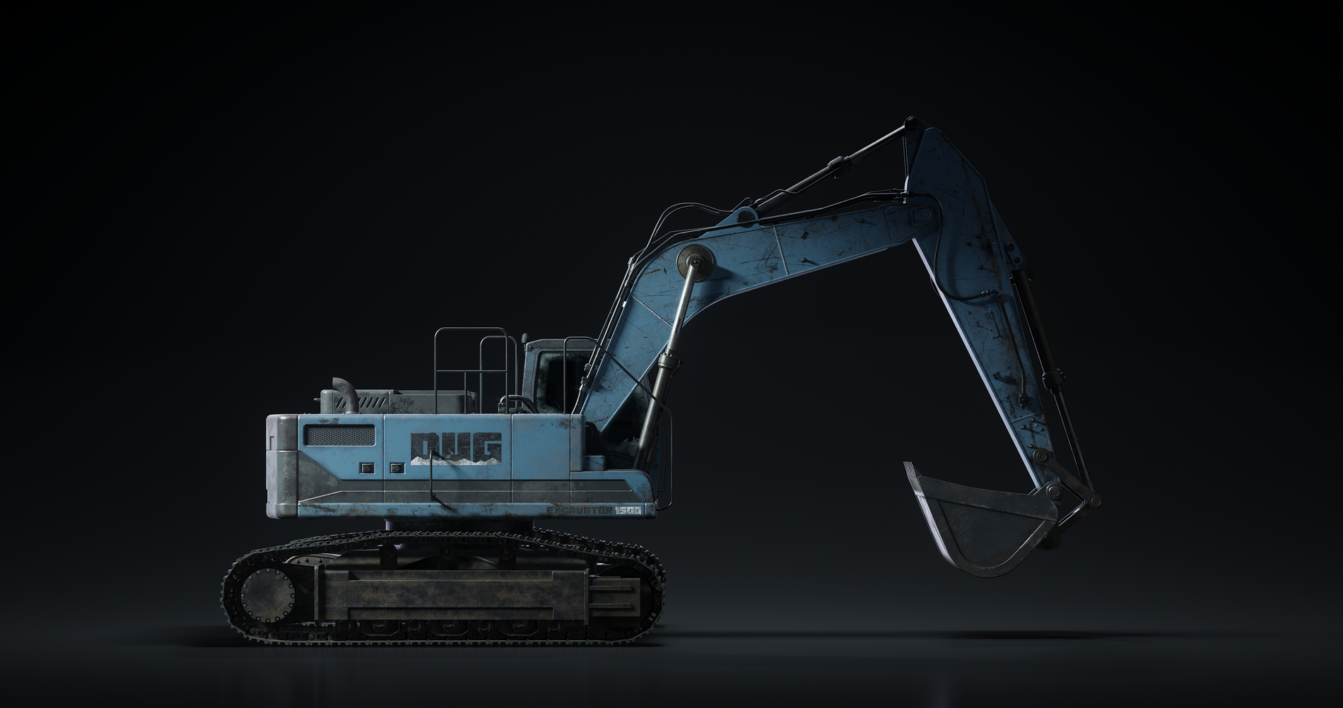 Excavator 3D Model