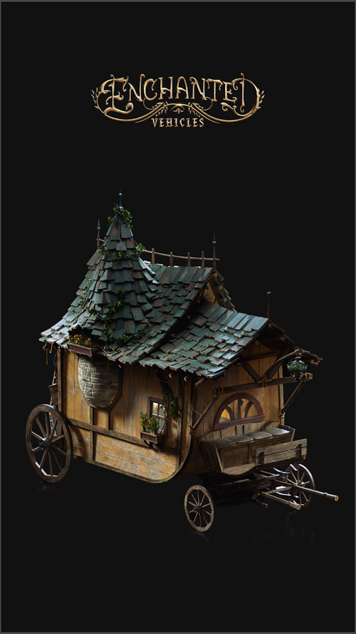 Apothecary Wagon 3D Model