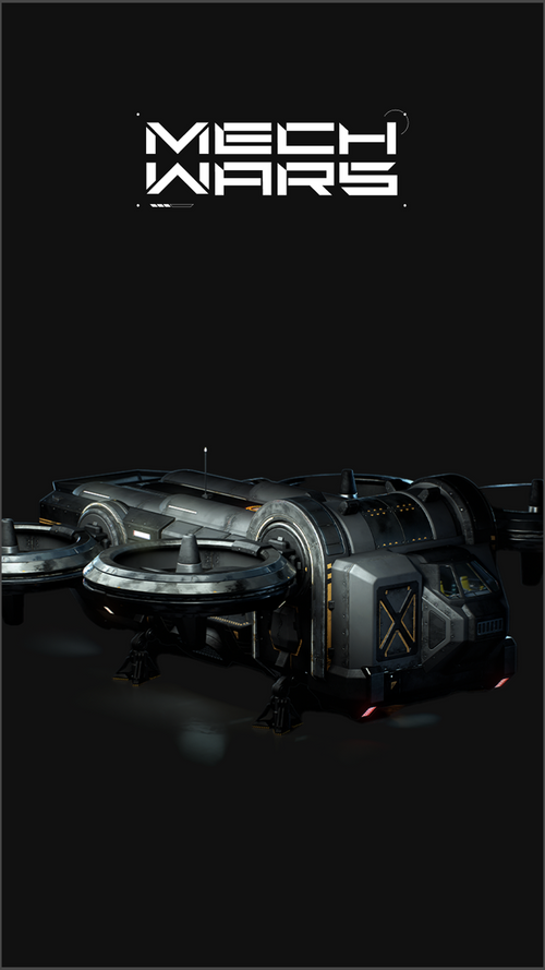 Dropship 3D Model