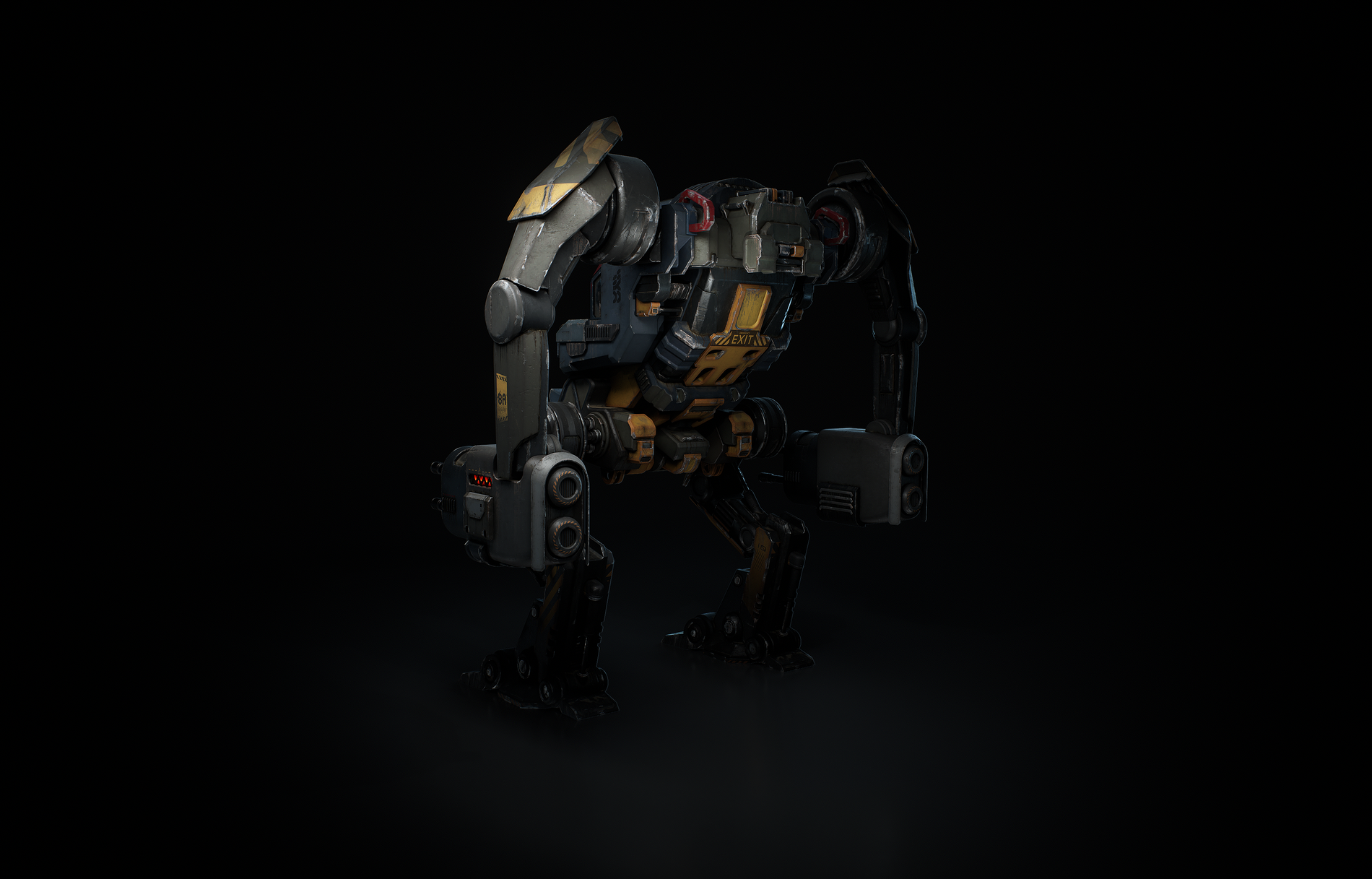 Trooper Mech 3D Model