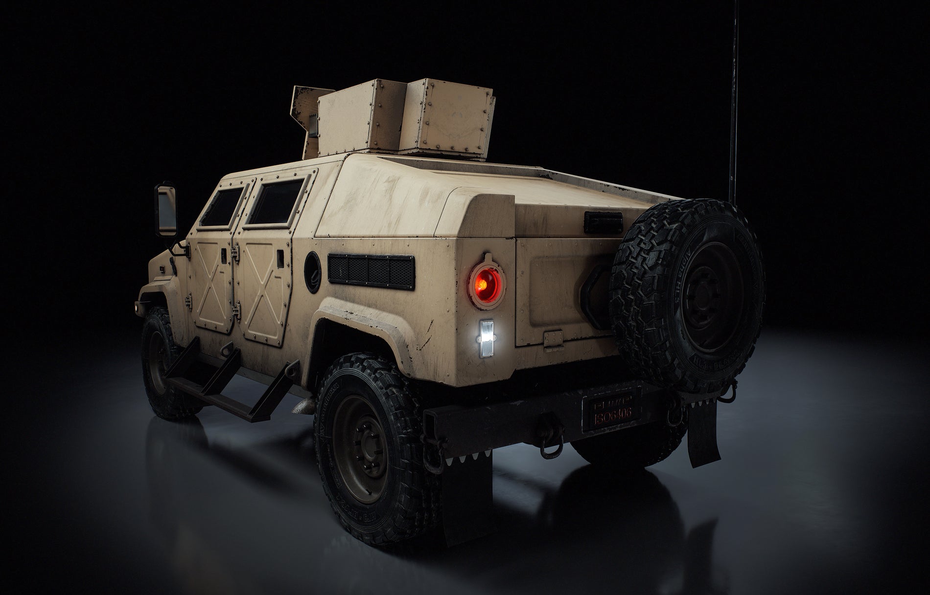 Medium Tactical Vehicle 3D Model