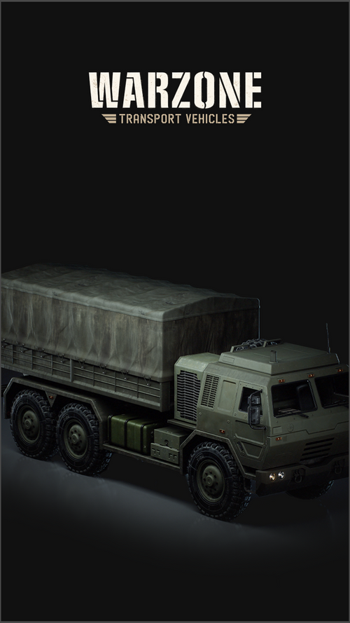 Military Transport Truck 3D Model