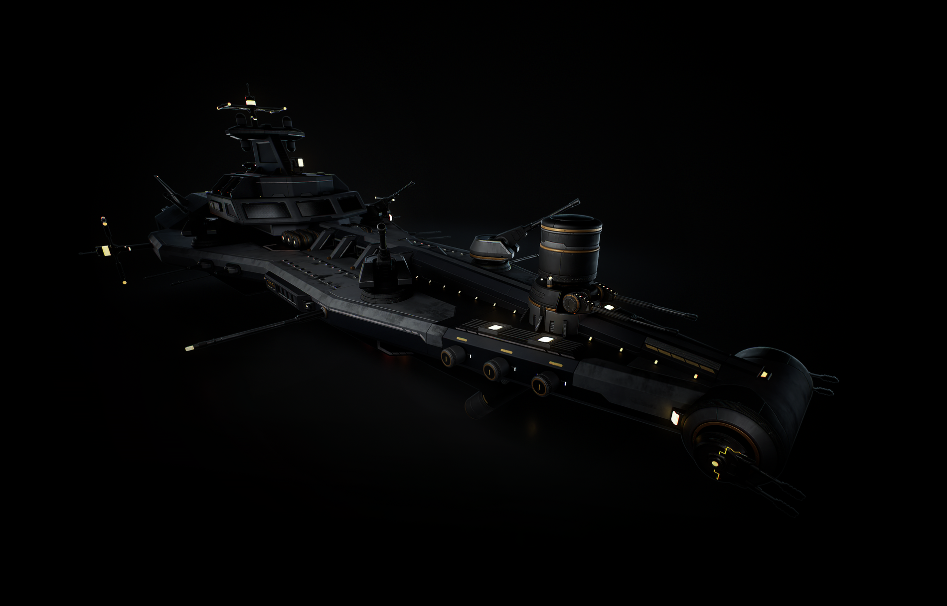 Destroyer 3D Model
