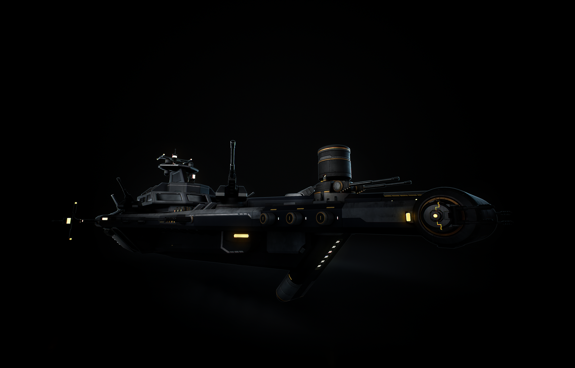 Destroyer 3D Model