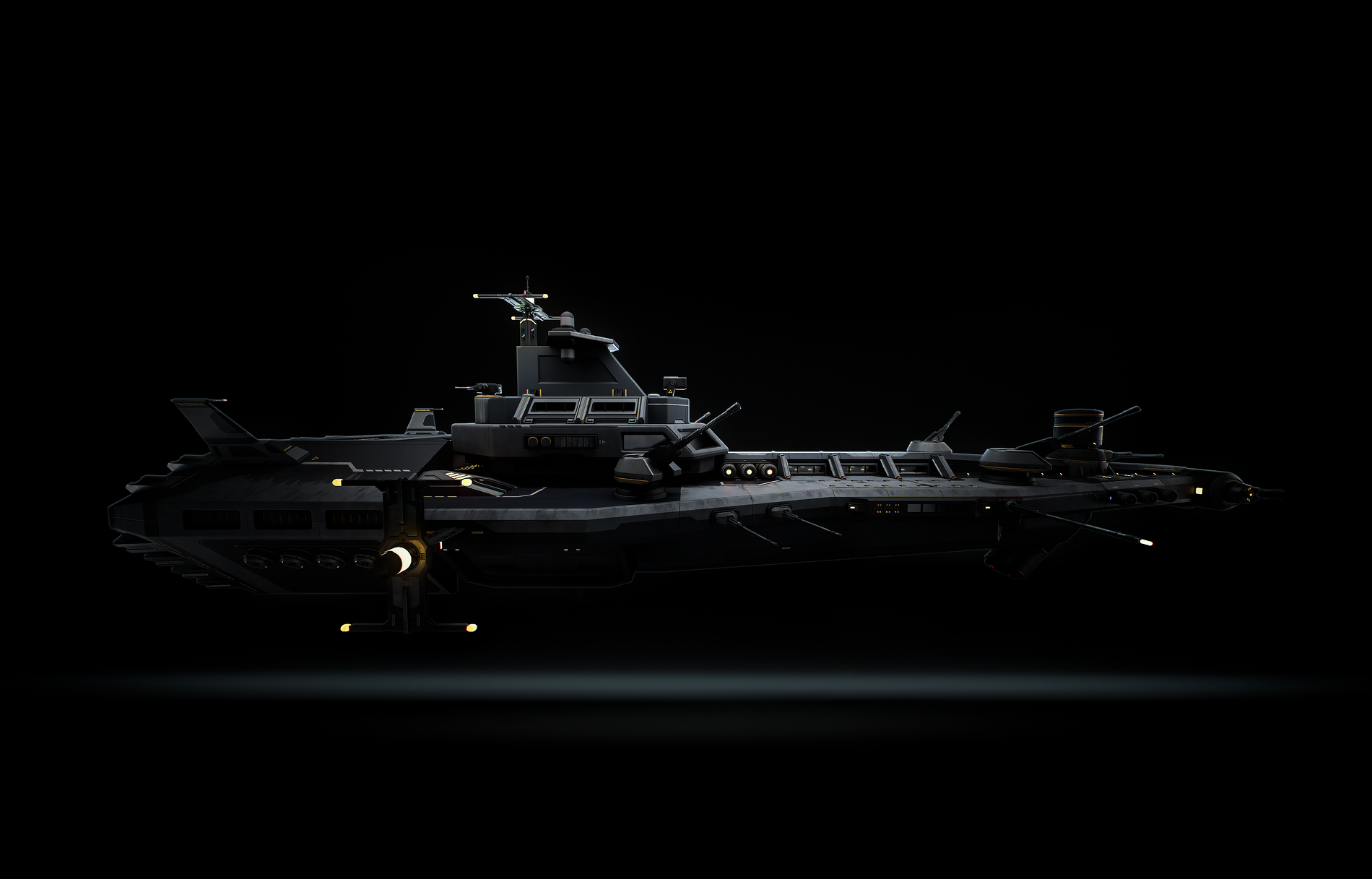 Destroyer 3D Model