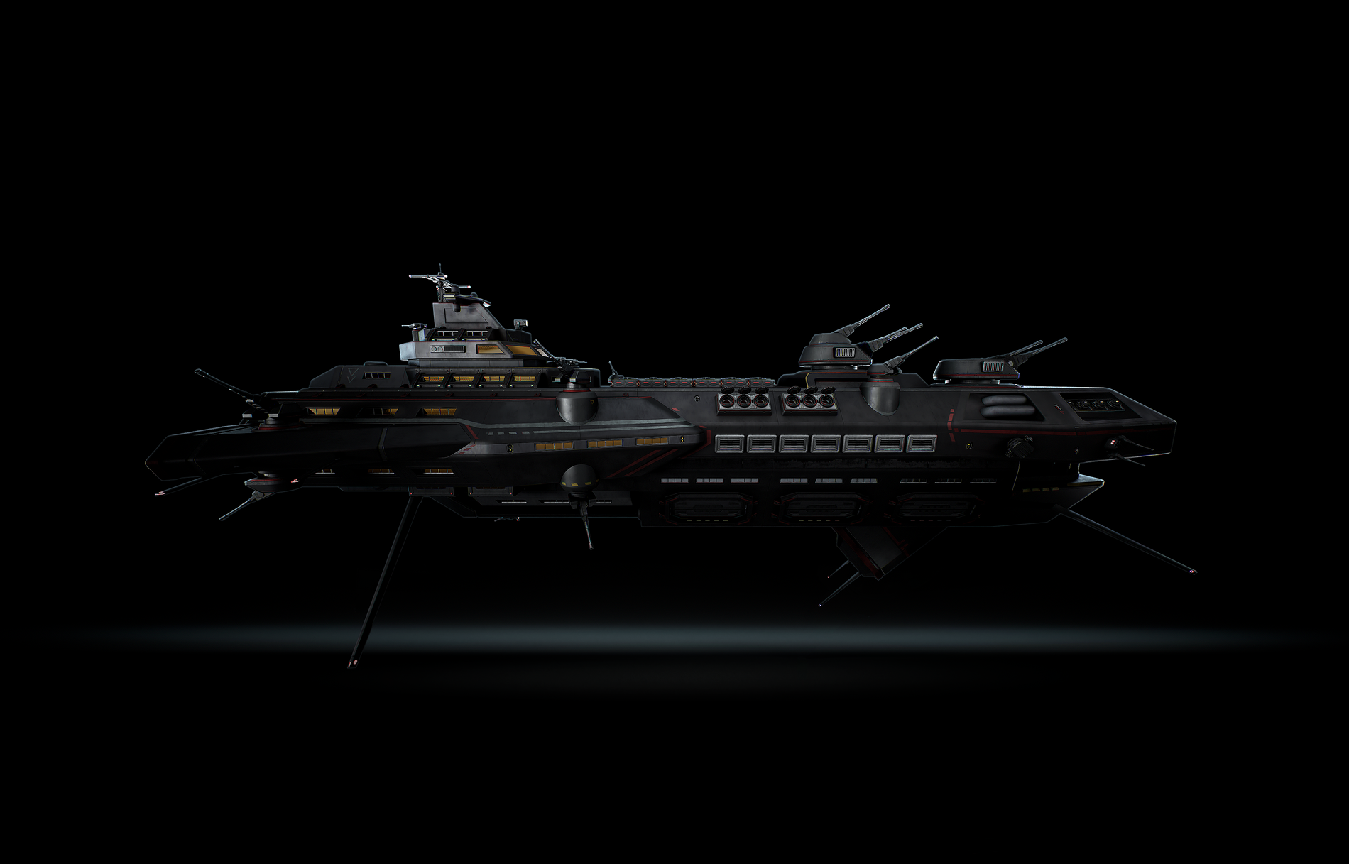 Dreadnought 3D Model